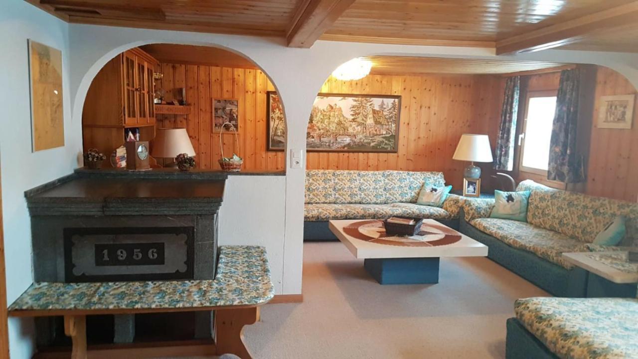 Walser Chalet Casa Paterna Disentis Bagian luar foto