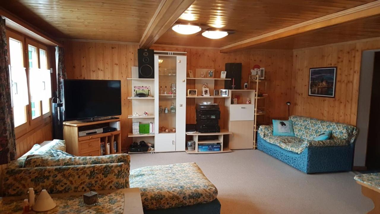 Walser Chalet Casa Paterna Disentis Bagian luar foto